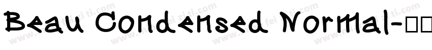 Beau Condensed Normal字体转换